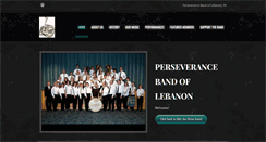 Desktop Screenshot of perseveranceband.org